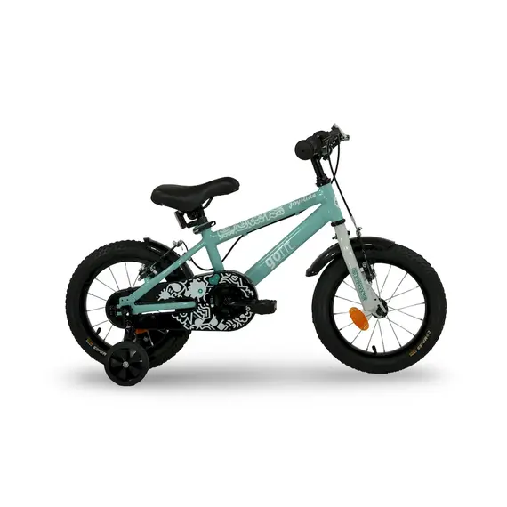 Biçikletë për fëmijë 14" Kids Bike JoyRide Gjelbër