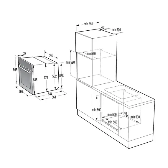 Furre montuese Hisense BI64111AB, 9 image
