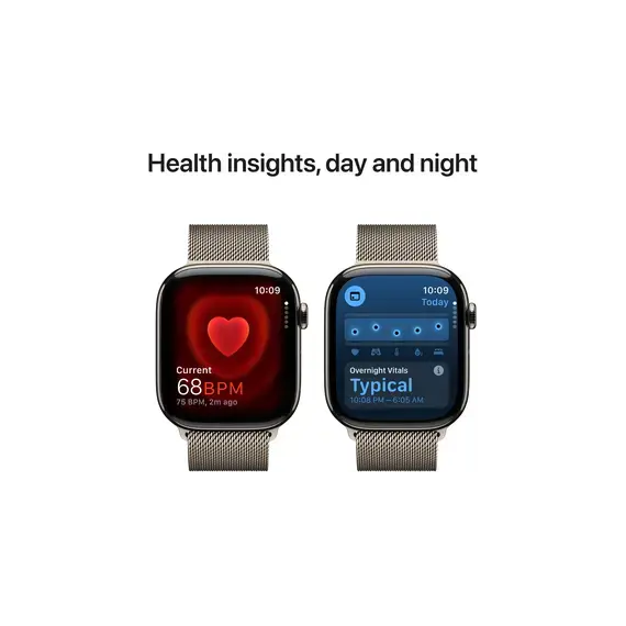 Ore e mençur Apple Watch SE  Series 10 GPS + Cellular 46mm ,Natural Titanium 3