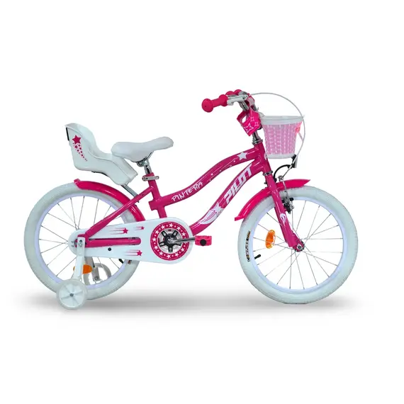 Biçikletë për fëmijë 18" Kids Bike Princess Pink