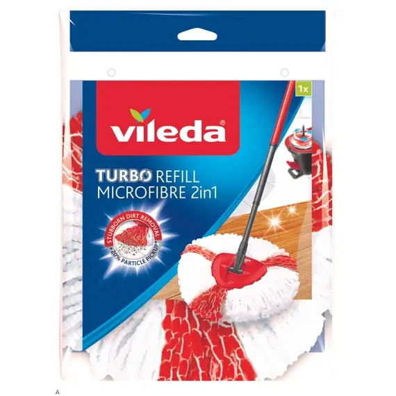 Vileda turbo mop refill 2in1