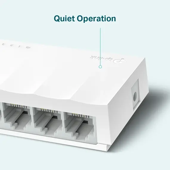 Switch Tp-link 5-PORT  LS1005,Bardhe, 4 image