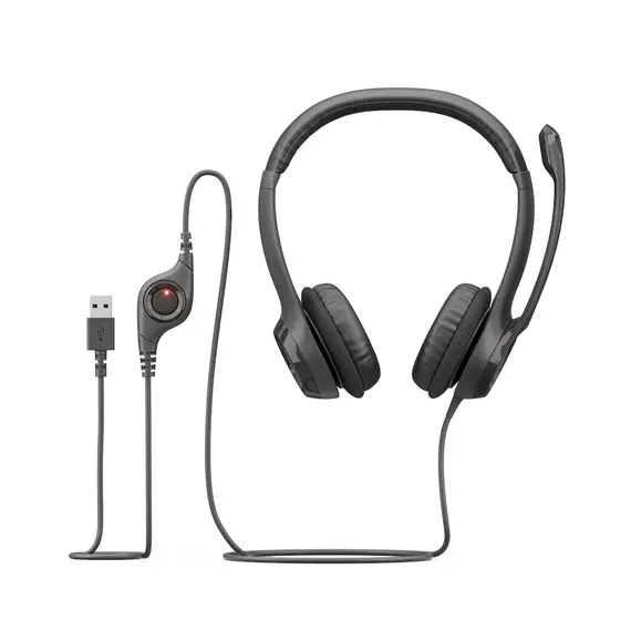 Kufje Logitech H390 Usb Stereo Headset ,  Zeze, 5 image