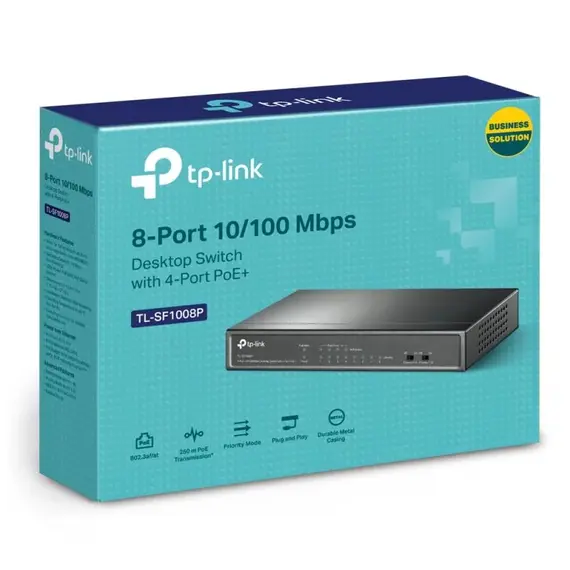 Switch Tp-link 8P-FEPOE-4P UNMNGD DESK, 7 image