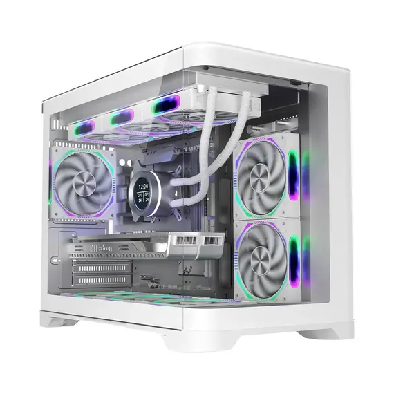 Kompjuter GNTC BUILD GAMING Ryzen 7 7800X3D,32GB RAM,1TB, RTX 5070 EAGLE OC ICE SFF 12GB