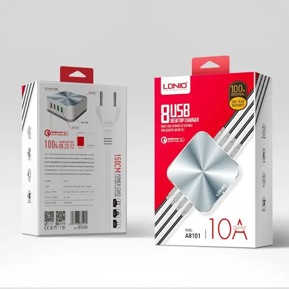 Adapter telefoni LDNIO 8 USB 8 IN 1 A1801