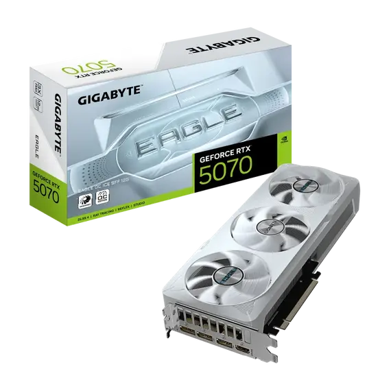 Kartelë Grafike GIGABYTE VGA RTX 5070 EAGLE OC ICE SFF 12GB