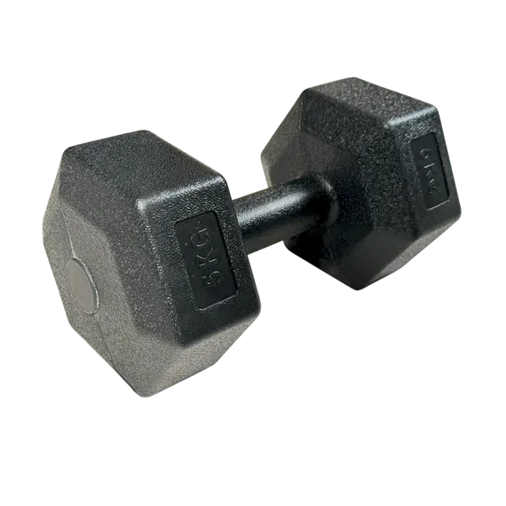 Pesha per duar hexagonal 5kg, 1x5kg cope, GoFit
