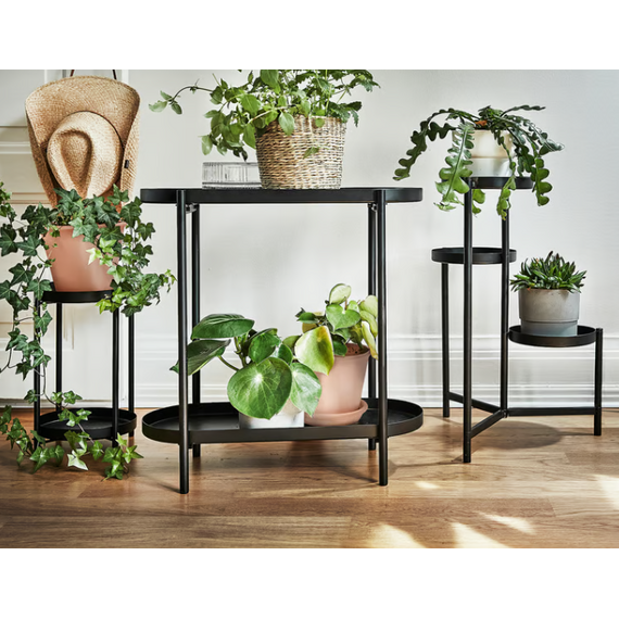 IKEA OLIVBLAD  Mbajtëse lulesh, e zezë, 2 image