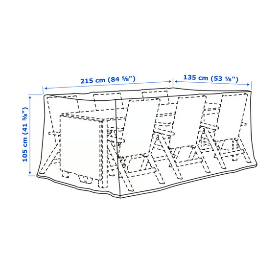 IKEA TOSTERO Mbulesë mbrojtëse, e zezë, 4 image