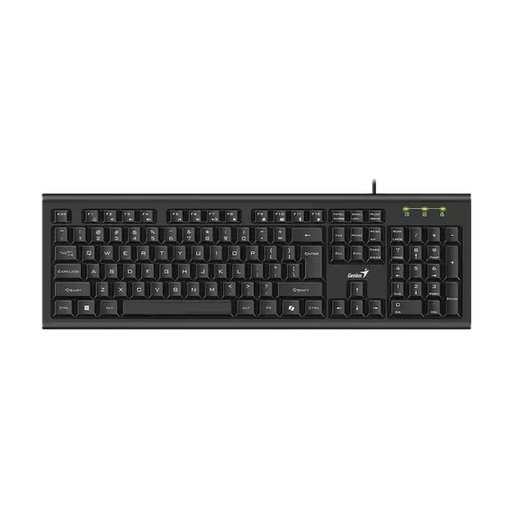 Tastierë GENIUS KB-113 Al Compilot USB US, Zezë