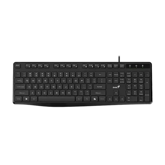 Tastierë GENIUS KB-117S Al Compilot USB US , Zezë