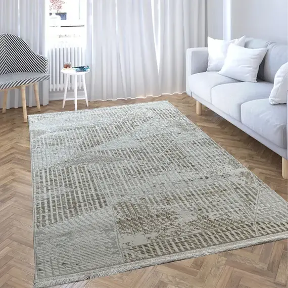 Tepih 160x230 Krem Camel Kadife GO-KF418