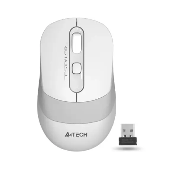 Maus A4 TECH FG10 FSTYLER Wireless USB,Bardhë
