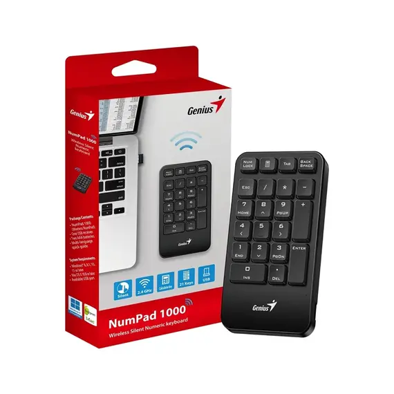 Tastiere numrike GENIUS NumPad 1000 USB ,Zeze, 3 image