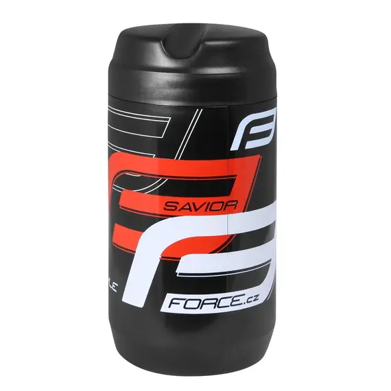 Mbajtës i shishes FORCE 0.5 L, e zezë-kuqe-bardhë