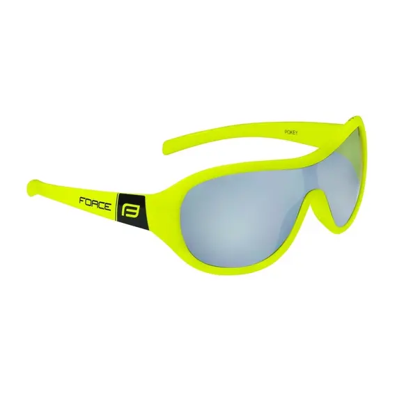 Syze dielli POKEY, fluo-zezë, lente të zeza 121