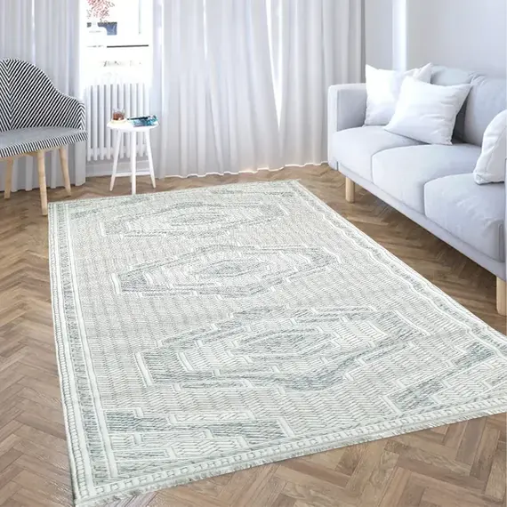Tepih 80x150 Krem,Kaltërt Butik New GO-BT359A