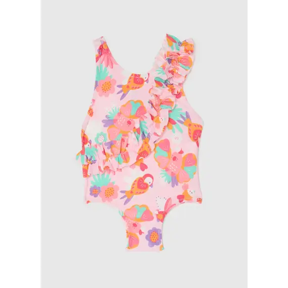 Bikini per vajza, Madhësia: 12-18 muaj, Ngjyra: Rozë