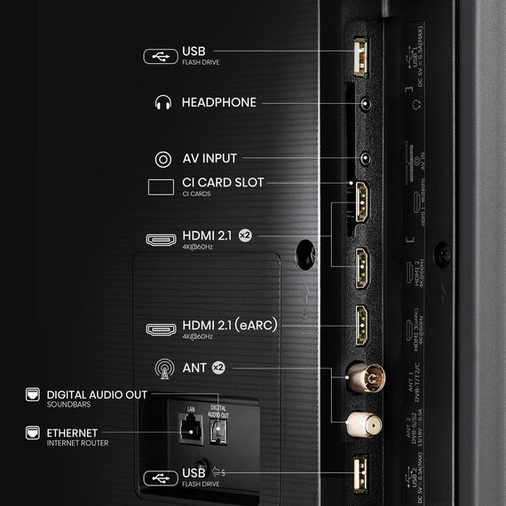 Televizor Hisense 55''55U6KQ ULED 4K UHD Smart TV, 6 image