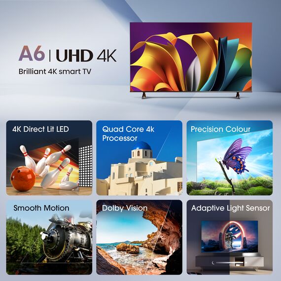 Televizor Hisense 43"43A6N LED 4k Ultra HD Smart TV 4