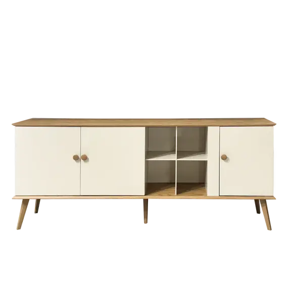 Tosko Komodë 4D - Vizon Matt Beige/Zirve