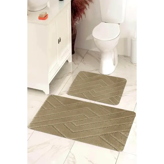 Tepih për banjo 60x100 / 10 Bezhë Supreme
