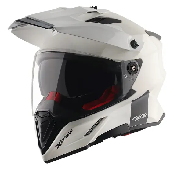 Axor X Cross Dual Visor  Sc White Red, Madhësia: L, Ngjyra: Bardhë