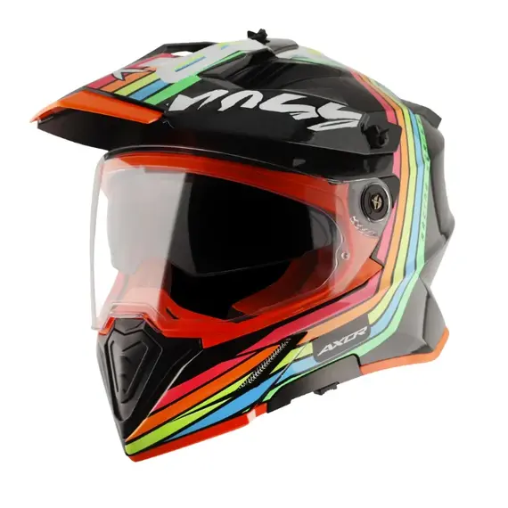 Axor X Cross Dual Visor  X2 Black Grey, Madhësia: L, Ngjyra: E përzier