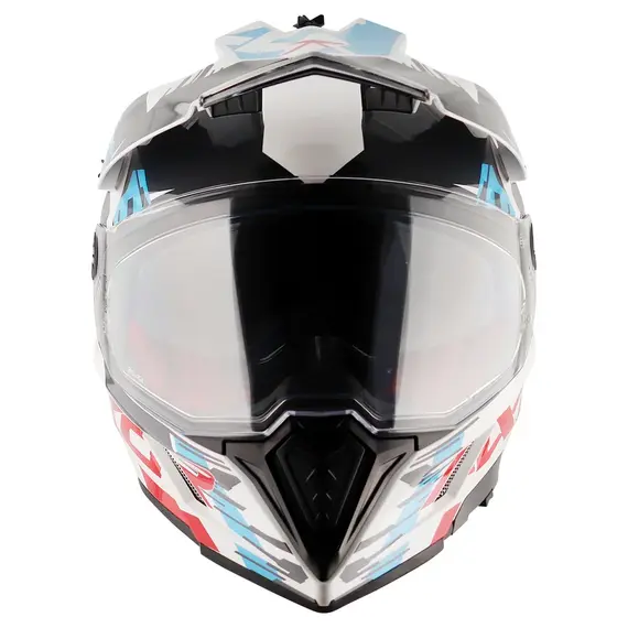 Axor X Cross Dual Visor  X1 White Red Blue, Madhësia: XL, Ngjyra: Kaltërt, 2 image