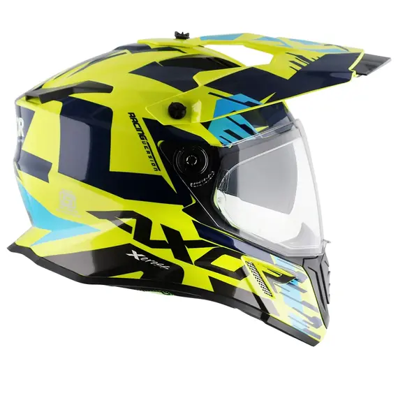 Axor X Cross Dual Visor  X1 Neon Yellow Blue, Madhësia: XL, Ngjyra: Verdhë, 3 image