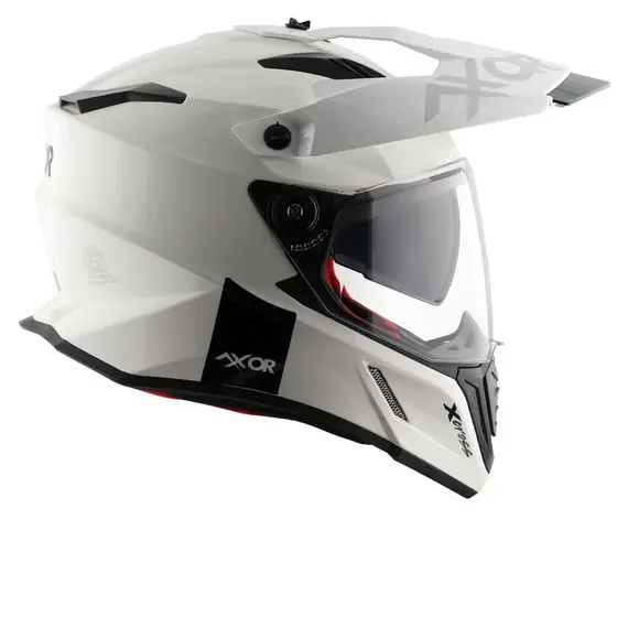 Axor X Cross Dual Visor  Sc White Red, Madhësia: XXL, Ngjyra: Bardhë, 3 image