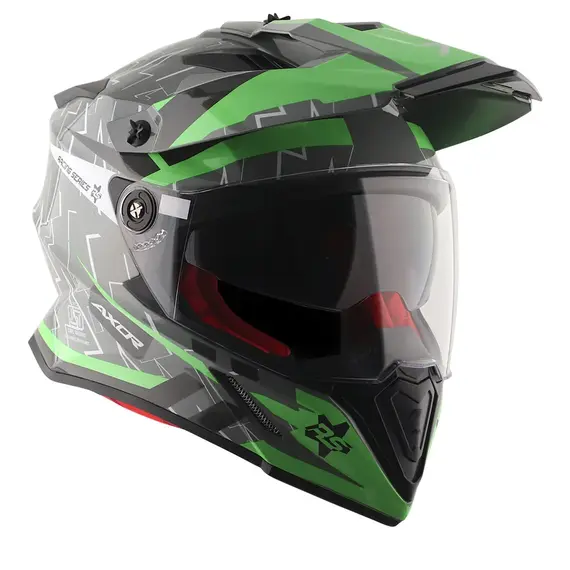 Axor X Cross Dual Visor  Flash Cool Grey Green, Madhësia: XXL, Ngjyra: Gjelbërt, 3 image