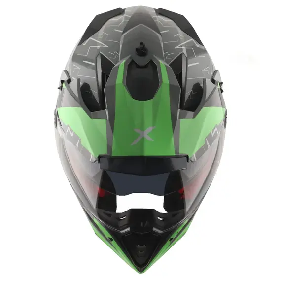 Axor X Cross Dual Visor  Flash Cool Grey Green, Madhësia: XXL, Ngjyra: Gjelbërt, 5 image