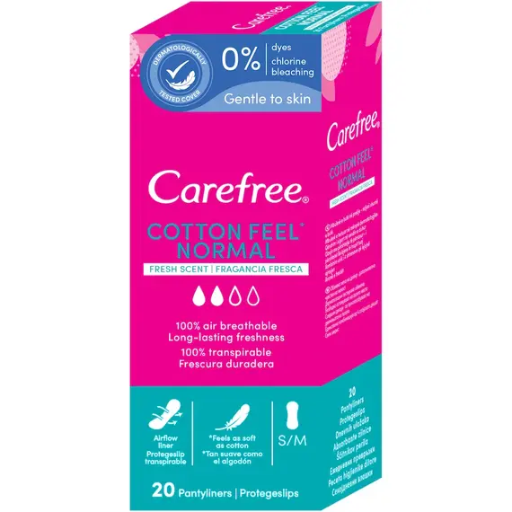 CAREFREE breathable fresh, 20 copa