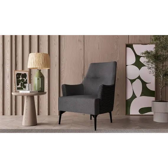 Linen Fotele - Slim 1010 / Antrasit