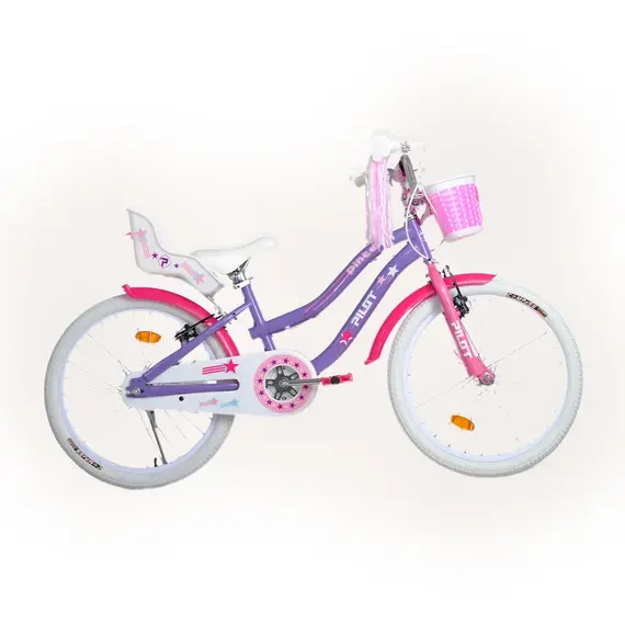 Biçikletë për fëmijë 20" Kids Bike Pintera Purple