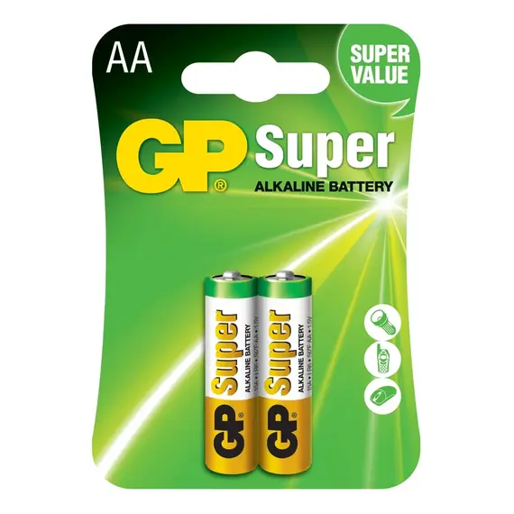 Bateri Super Alkaline GP15AETA21-2G582 AA LR6 1.5V GPPCA15A5600