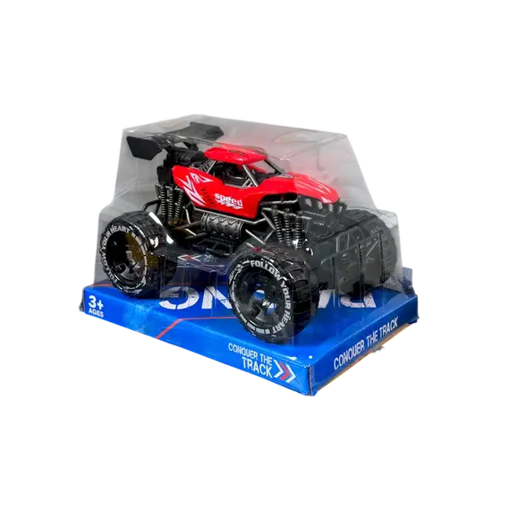 Lodër Monster Truck, kuqe, Ngjyra: Kuqe