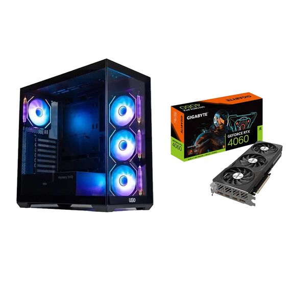 Kompjuter GNTC BUILD GAMING Ryzen 7 5800X,32GB RAM,1TB, RTX 4060 GAMING OC 8G