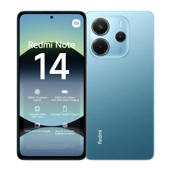 Telefon Xiaomi Redmi  Note 14  6.67" 8GB RAM, 256GB ROM, kaltert e hapur