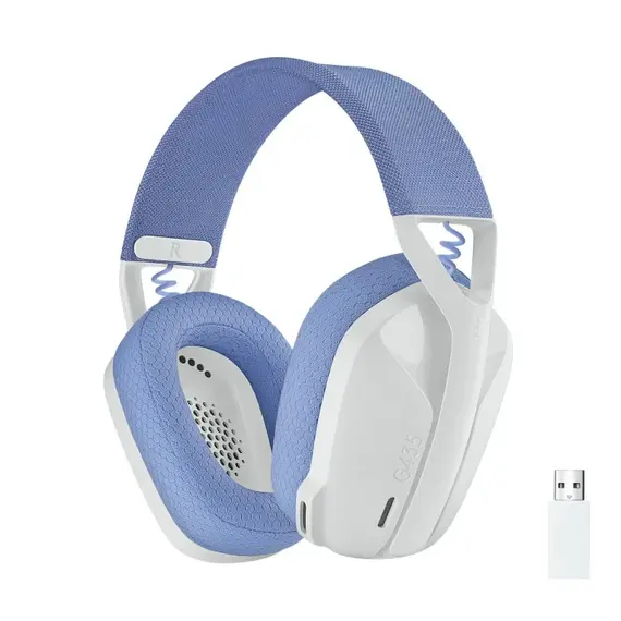 Kufje Logitech G435 Lightspeed, bardhe