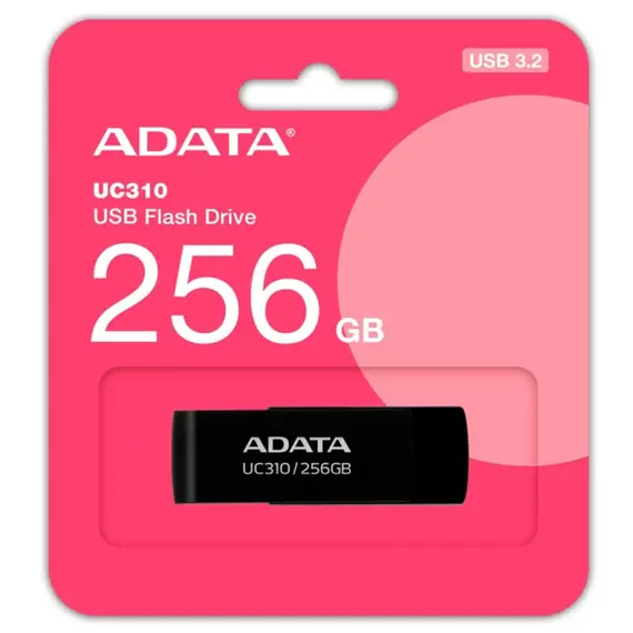USB ADATA 256GB 3.2 UC310-256G-RBK, 4 image
