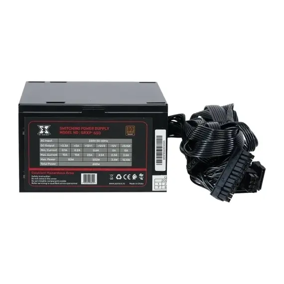 Furnizues rryme Sursa Serioux  650W, 12CM, 3 image