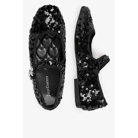 Balerina per vajza Juicy Couture, Madhësia: 34, Ngjyra: Zezë, 5 image