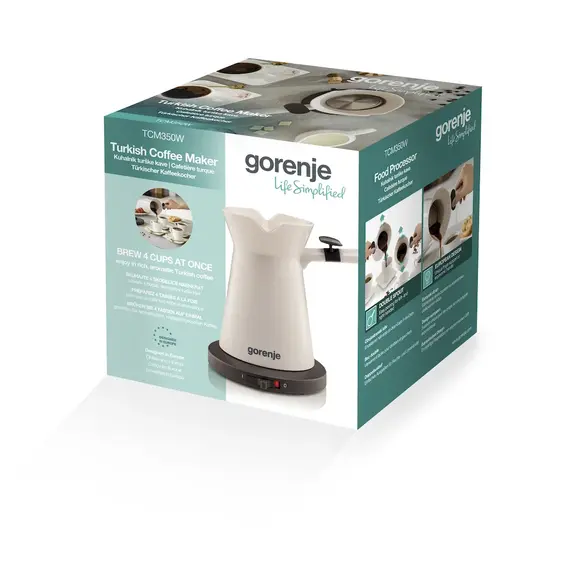 Aparat per kafe turke Gorenje TCM350W, 9 image