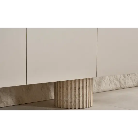 Komode 4D Artemis, hiri, travertine, 6 image