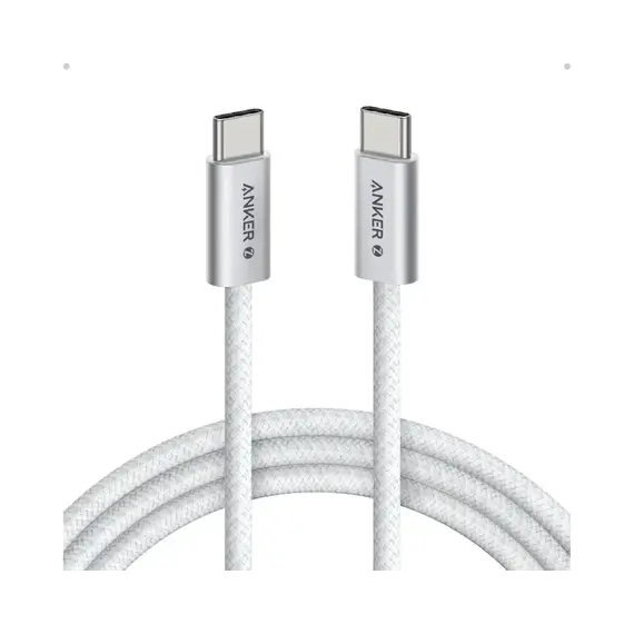 Kabell telefoni Anker USB-C to USB-C (1m, 240W) bardhe