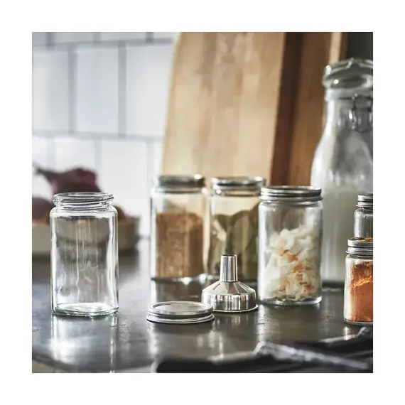 IKEA KORKEN Kavanoz qelqi  3cope/ 13cl, 5 image