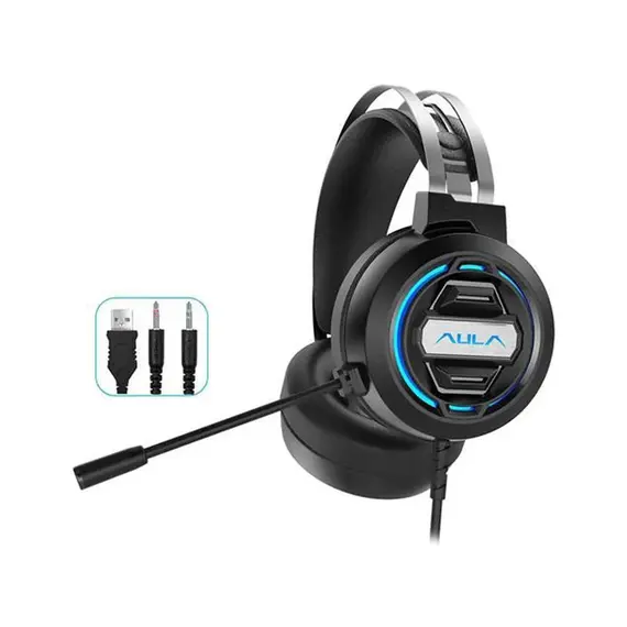Kufje Gaming Aula RGB S603